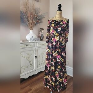Floral Evening Dress